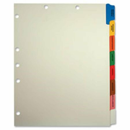 EASY-TO-ORGANIZE Medical Chart Index Set- MLA - 40-BX - 8 Side Tab - 9 in. x 11 in. EA3192620